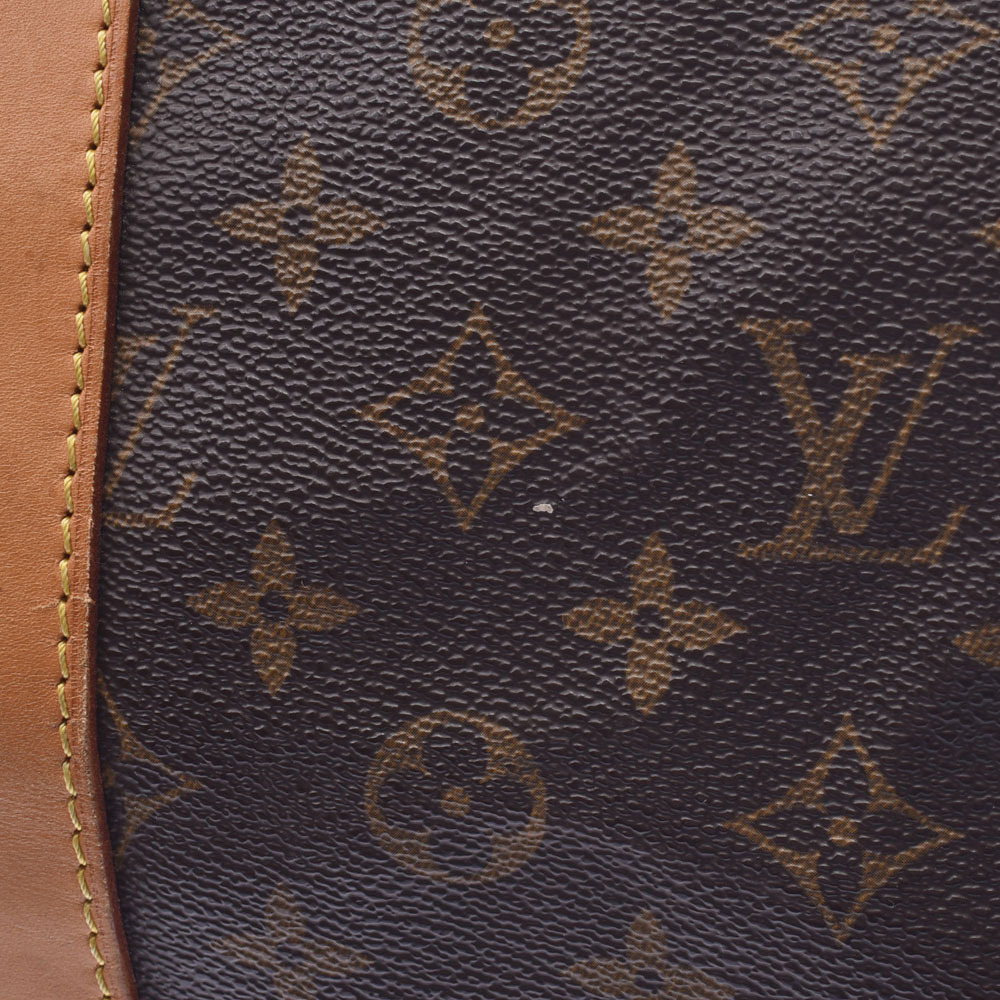 LOUIS VUITTON Monogram Keepall Brown Canvas Boston Bag - Picture 9 of 9